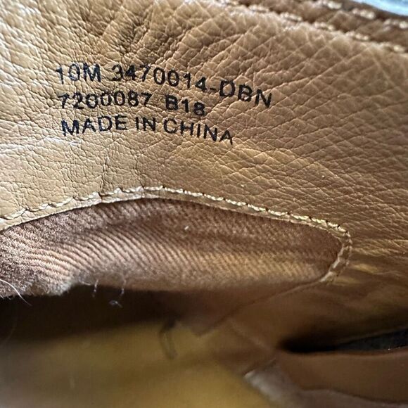 FRYE judith ankle booties womens size 10 brown suede - Picture 7 of 11